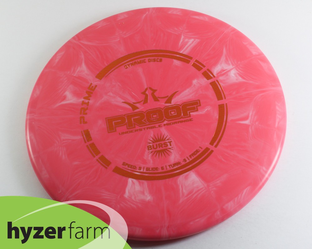 Dynamic BRAND NEW OUT OF PRODUCTION PRIME BURST PROOF 149.3g Hyzer Farm B15