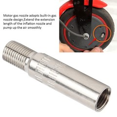 Alomejor Scooter Valve Extension Adapter 9mm Extend Inflatable Air Nozzle for…