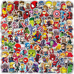 200PCS Cool Character Stickers for Water Bottles Skateboard Luggage Laptop Bumpe