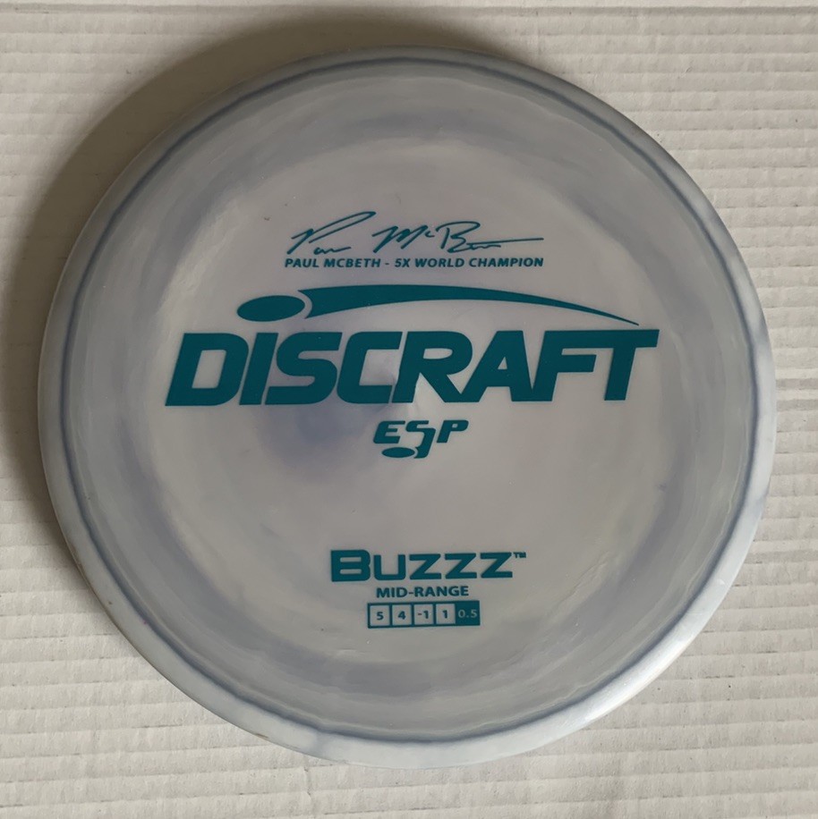 Discraft ESP Buzzz Paul McBeth 5X Signature Series 169 grams Midrange Purple
