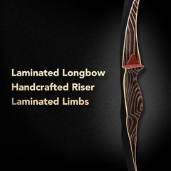 Deerseeker Outdoor Archery 54 Traditional Bow Hunting Longbow Bamboo Core Limbs