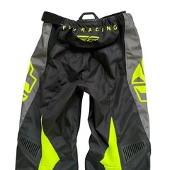 Fly Racing F-16 Youth Motocross MX ATV Off Road Pants Black Neon 28 Moto Gear