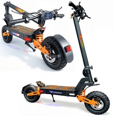 2000W Electric Scooter 48V 25AH 46MPH 35Miles Range Foldable Adult Kickboard USA