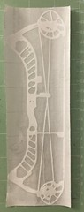 Prime Revex 4 Bow Decal 8” Tall Vinyl Decal Sticker – White/Other Colors