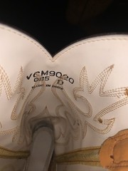 Ostrich Western Style Boots Men’s 8.5D Hand Crafted In India