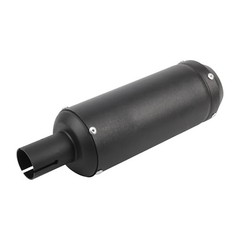 28mm 1.1″ Exhaust Muffler Motorcycle Slip On Muffler Compatible with Dirt Black