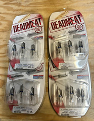 4 Packs G5 Outdoors Deadmeat Expandable Broadhead 100 Grain 3 Pack #0850