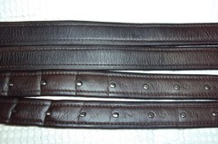OVATION Stirrup Leathers- LINED – Quality Brown Leather – 1″ x 55″ – GREAT