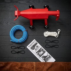 BONUS: RED ROLLY w/ Blue Blazer Fatboy Ropes, Heel Bands, Original Cowboy Toy