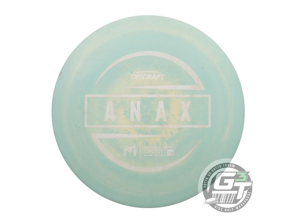 USED Discraft [McBETH] ESP Anax 178g Seafoam-Peach White Stamp Driver Golf Disc