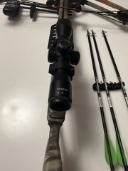 Kronicle Camouflage Crossbow with 4×32 Scope & 3 Carbon 20″ Crossbolt Arrows
