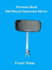 Pontoon Boat 12″ Rail Mount Rearview Mirror
