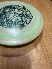 Big Jerm 2017 Tour Series –Innova Thunderbird–175g Light Green/Pink Swirl USED