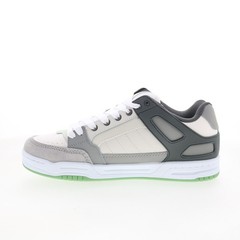 Globe Tilt GBTILT Mens Gray Leather Skate Inspired Sneakers Shoes