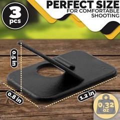 Arrow Rest for Compound Bows – 3Pcs Plastic Bow and Arrow Rests Recurve Bow Rest