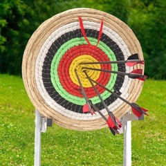 Sustainable Archery Target 19.7 Inch Made of Straw for Eco Conscious Shooters
