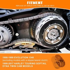 Twin Cam Extra Clutch Friction Plate Kit Harley