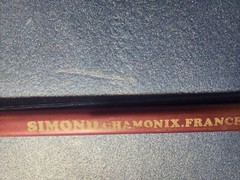 Vintage ice axe Simond Chamonix made in France 33.5″ Alum / Steel Vfine