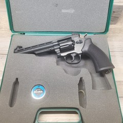 Rare Diana 6″ R357 .177/4.5 Co2 pellet Bb pistol Revolver With Case