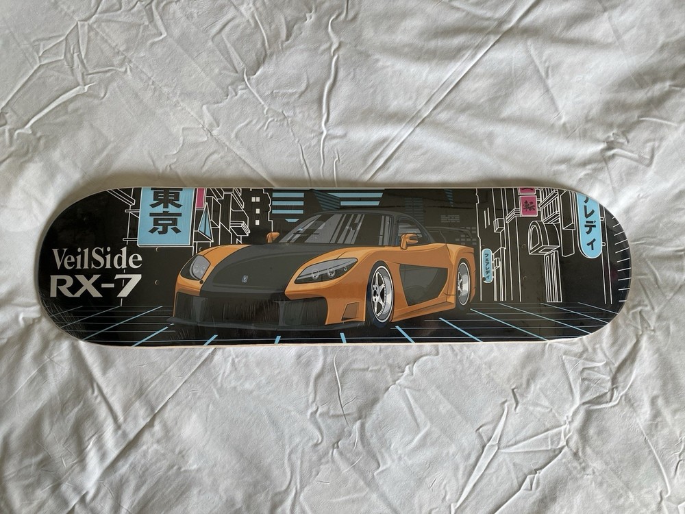 New Skateboard Deck VeilSide Han RX-7 Tokyo Drift | The Fast and The Furious