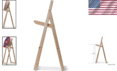 Beige Pine Archery Target Stand – Lightweight, Easy to Install, 33.5 x 18 Inches