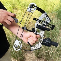 13″ Mini Compound Bow Arrows Set 15-32lbs Archery Hunting Shoot Right Left Hand
