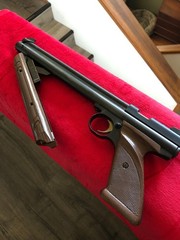 CROSMAN AMERICAN CLASSIC 1377 AIR PISTOL W/ MODEL 1399 SHOULDER STOCK
