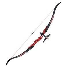 60″ Traditional Takedown Archery Recurve Bow 20lbs Longbow for Hunting Targeting