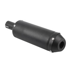 28mm 1.1″ Exhaust Muffler Motorcycle Slip On Muffler Compatible with Dirt Black