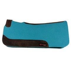 HS Hilason Western Wool Felt Horse Saddle Pad W/ Leather Border