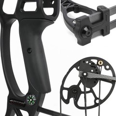 Archery 0-70lbs 33» Compound Bow Set Arrow 320fps Let-off 80% Target Shooting
