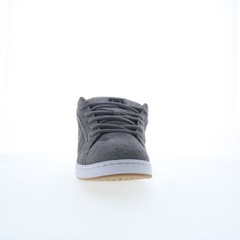 DC Net SE DC03260025-GRYBLK Mens Gray Suede Skate Inspired Sneakers Shoes