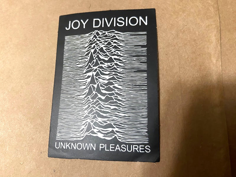 Joy Division-Unknown Pleasures-Mini Sticker-Die-Cut-1.7 x 2.5-Indoor Sticker-New