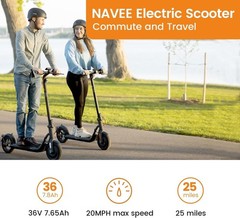 Navee V40 Electric Scooter 700W ‎25Miles Adult Foldable IP55 Waterproof 10″Tire