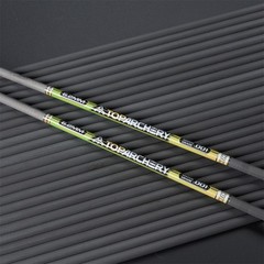 12PCS Straightness .001 33″ Pure Carbon Arrow Shaft Hunting Arrows DIY SP300-500