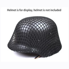 Tactics Airsoft Helmet Net Cover, Army Green Camouflage One Size, black