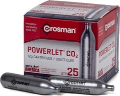 25 Crosman CO2 Cartridges Cartridge Tank Bullet BB Pellet Airsoft Air Gun Rifle