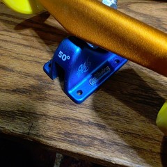 Gullwing Neil Carver Longboard 50°trucks, Orangatang Stimulus wheels set