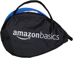 Amazon Basics Portable Pop Up Soccer Goal Set for Kids, 2.5 feet, Blue