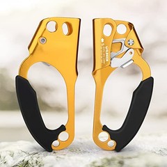 Climbing Hand Ascender Outdoor Mountaineering Tree Arborist Gold – Right