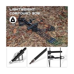 Archery P3 Compound Bow and Archery Sets 0-70lbs for Adults and Teens,25″-31″…
