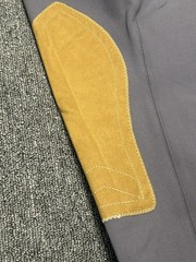 Tailored Sportsman Trophy Hunter English Riding Pants 32R Battleship/Tan Low Ris