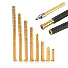 SHARROW 12pcs Brass Arrow Inserts for Archery – 38/50/100/150/200/250/300 Grain