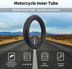 130/90-16 Inner Tube 5.00/5.10-16 Motorcycle Compatible with Heavy Duty Balance
