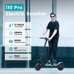 Adult Electric Scooter 800W Folding Commuter E-Scooter Fast Speed 37 Miles Range