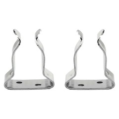 MARINE CITY Stainless Storage Clips Hook Clamp 1-1/8″–1-1/2″ Boat (Pack of 2)