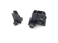 Krytac OEM Full Metal Fixed Iron Sights Set for Airsoft AEG