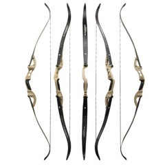 62″ F Interface Takedown Archery Recurve Bow 25-60lbs Limbs Aluminum Hunting