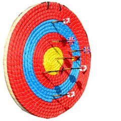 50cm/20″Archery Straw Target Round Bow Arrow Target Shooting Practice Dart Board