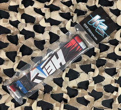 NEW KM Paintball Universal JT Goggle Strap – 09 Heat Black/Red